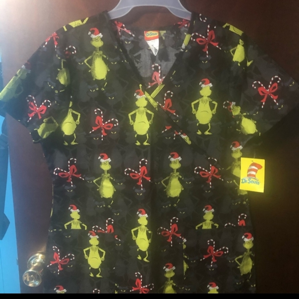 Grinch Scrubs